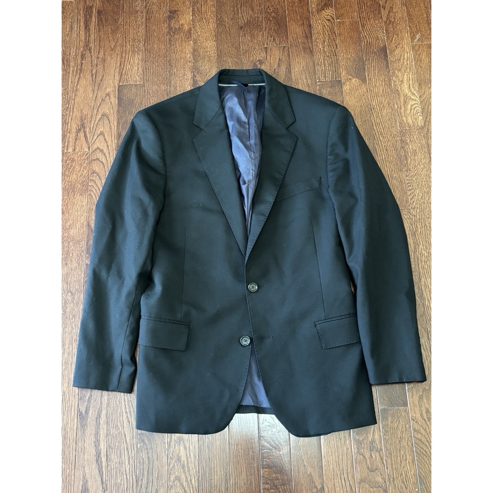 J.Crew Ludlow Slim Blazer 42R Black Four Season Wool